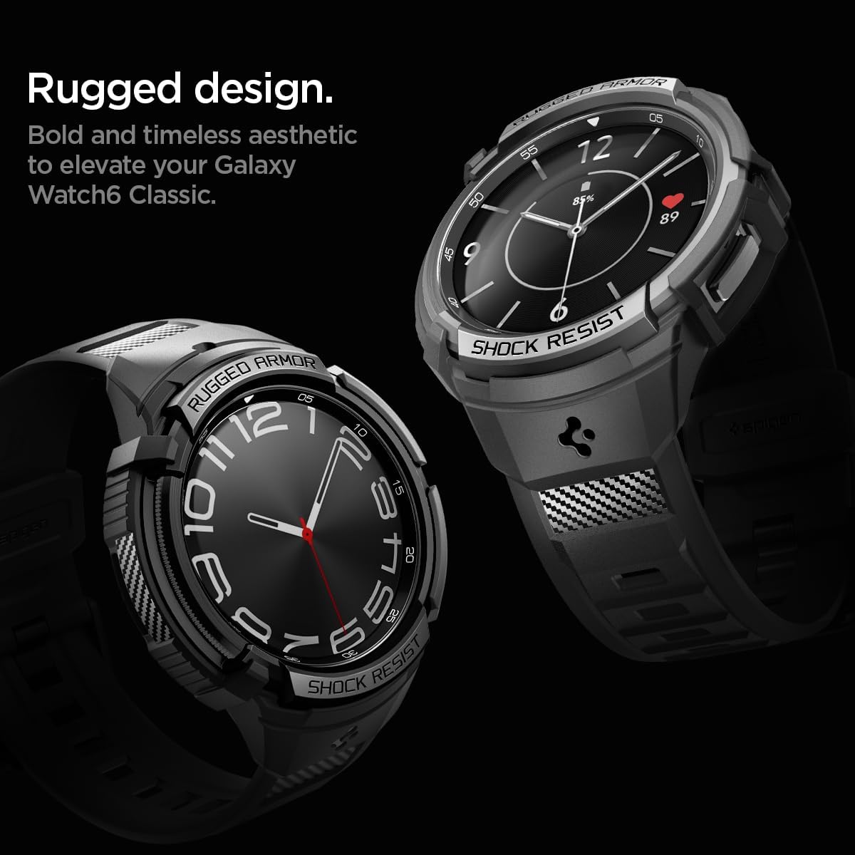 Galaxy Watch 6 Classic (43mm) Case Rugged Armor Pro | Spigen Philippines