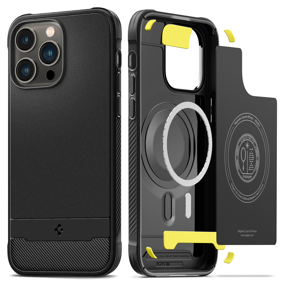 iphone 14 pro max case rugged armor magfit