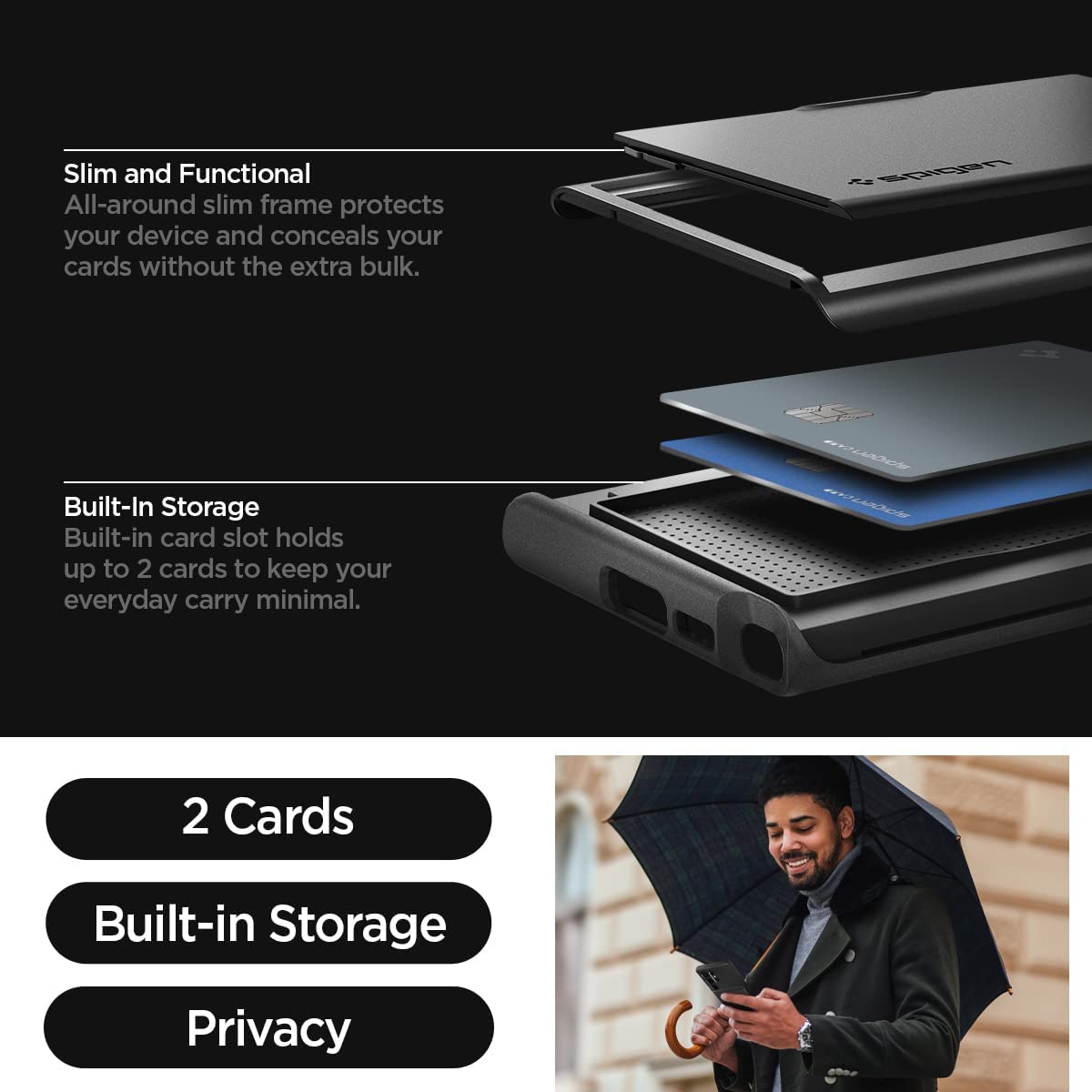 Galaxy S23 Ultra Case Slim Armor CS Spigen Philippines