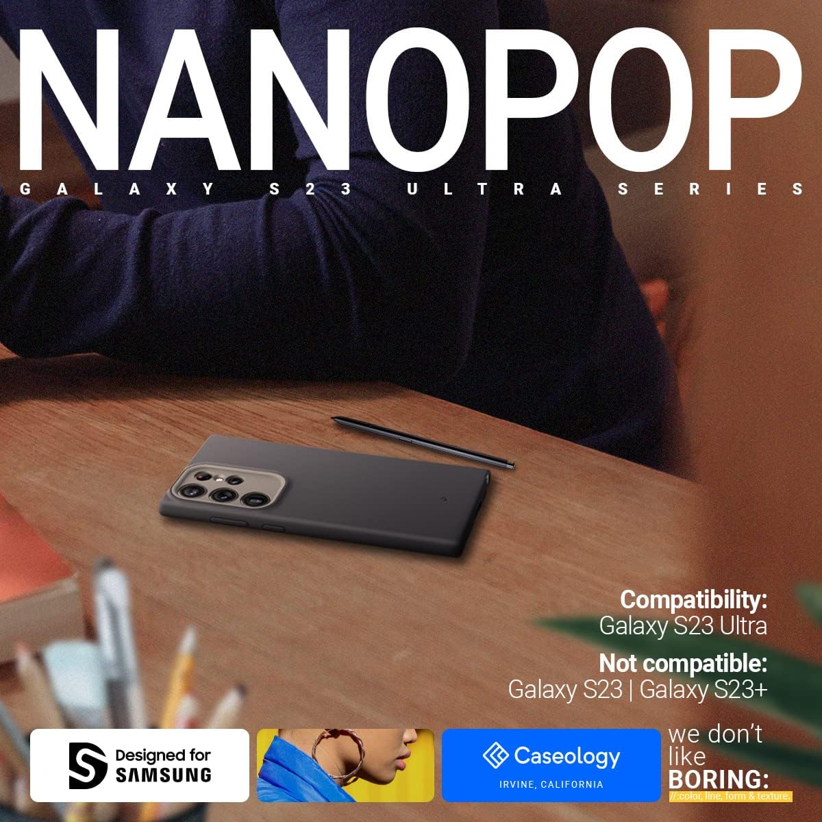 Caseology by Spigen Galaxy S23 Ultra Case Nano Pop Spigen Philippines