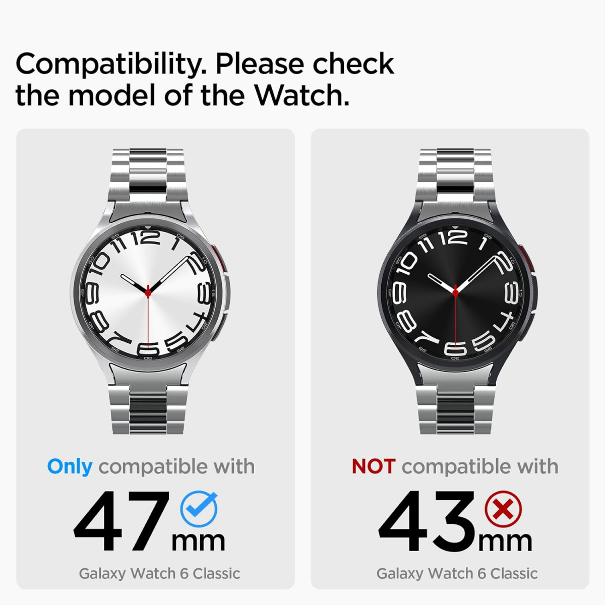 galaxy watch 6 classic 47mm strap size