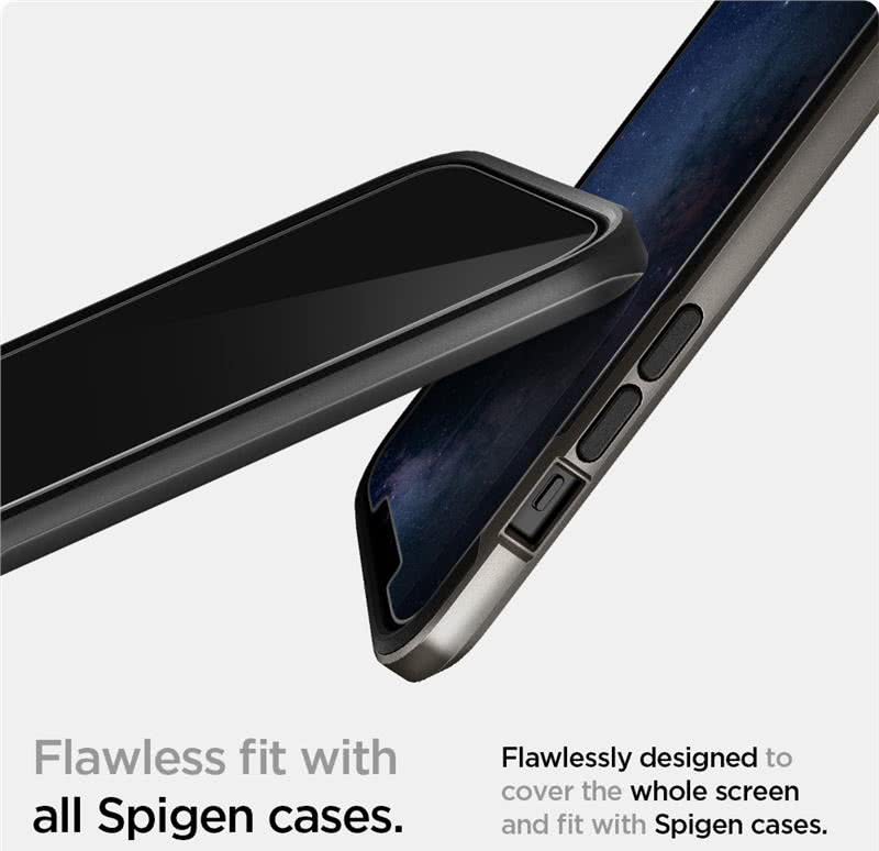 iPhone 12 Mini Tempered Glass Glas.tR EZ Fit (Privacy) (2Pack) | Spigen ...