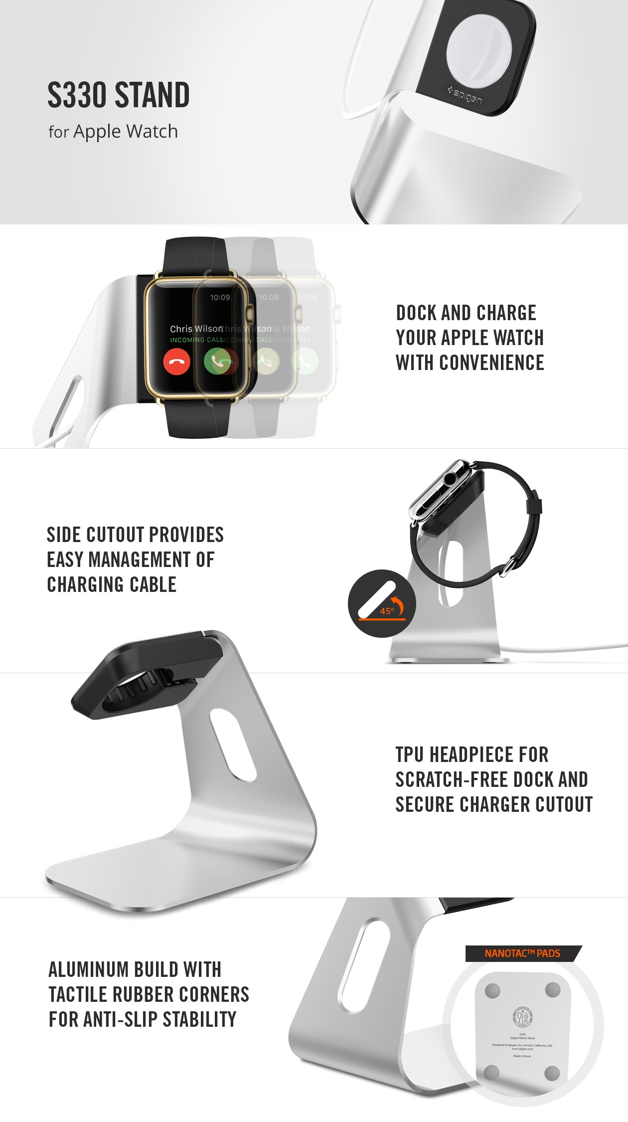 Apple Watch Stand S330 Spigen Philippines