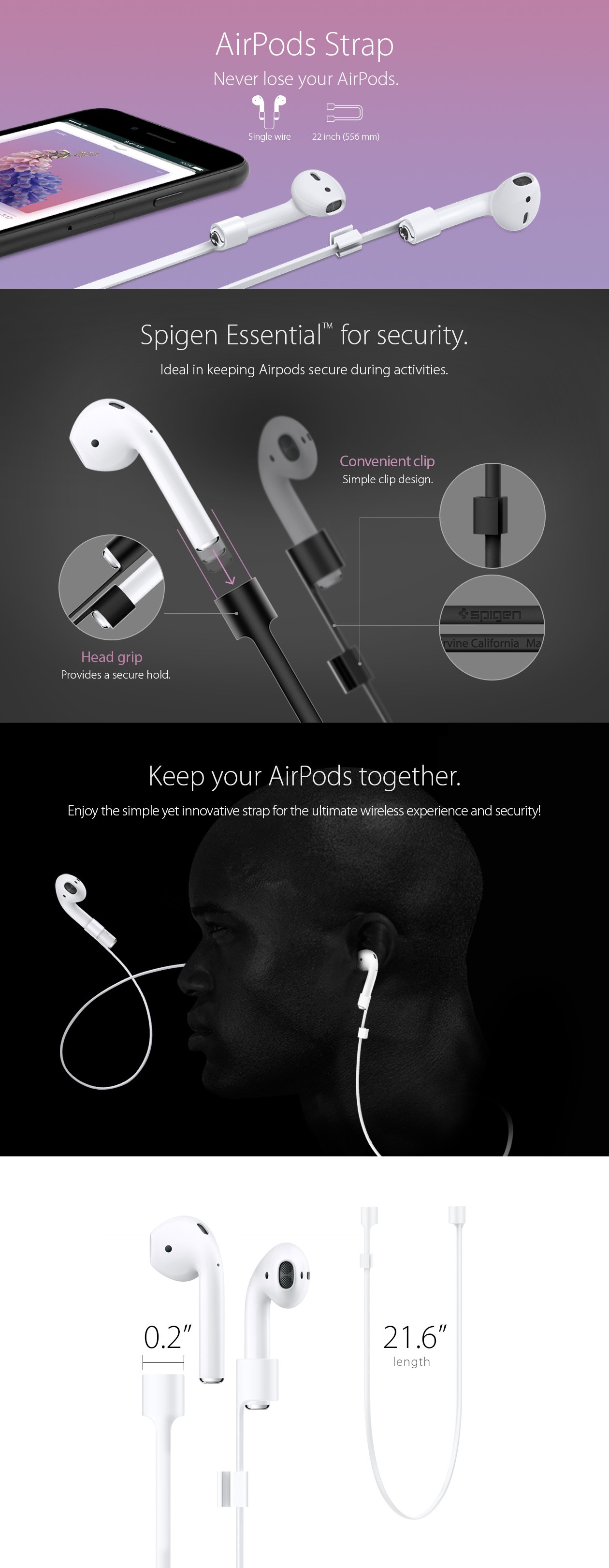 spigen airpods strap stores