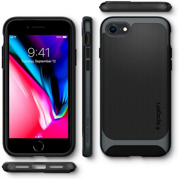 iPhone SE (2020) Case Neo Hybrid Herringbone | Spigen ...