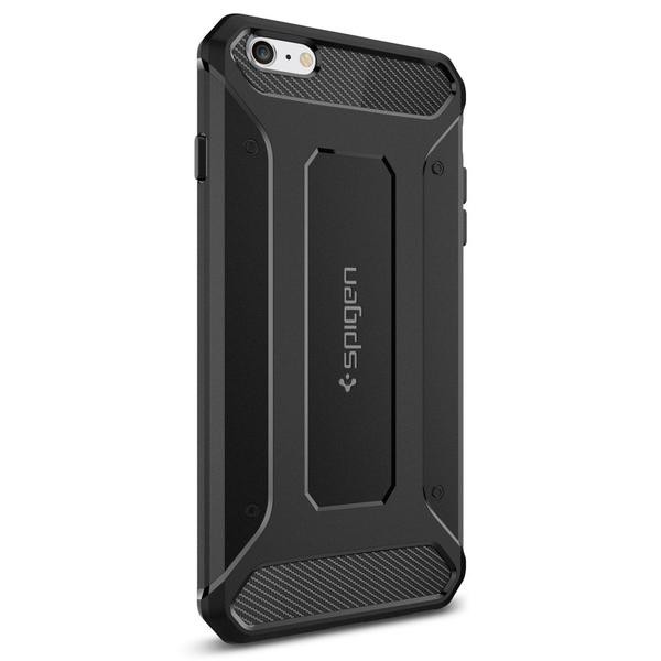 Spigen Funda iPhone 6s Plus, Carcasa [Rugged Armor] Resistente absorción de  Golpes y diseño de Fibra